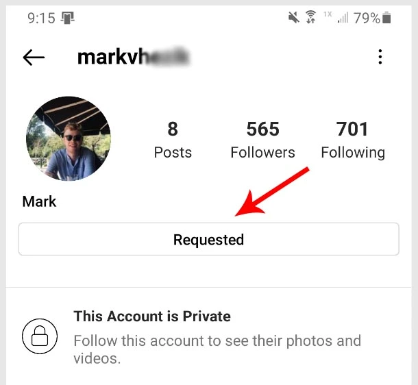 send follow request on instagram