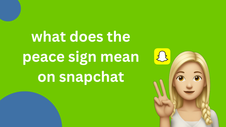 What Does the Peace Sign Mean on Snapchat