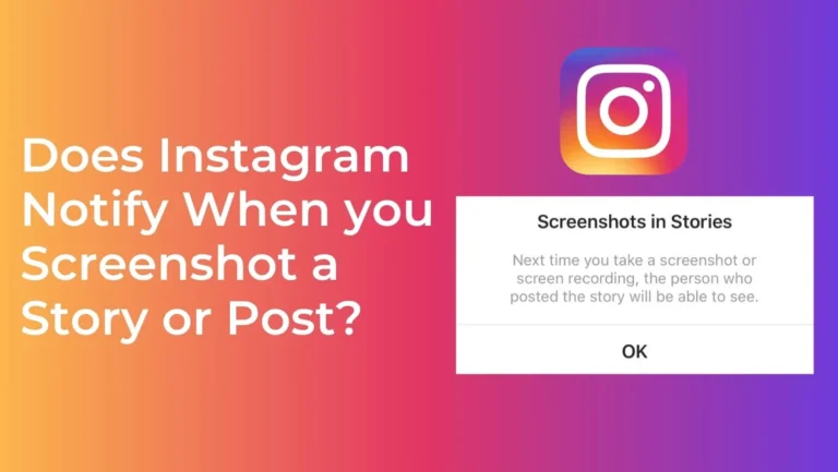 Does Instagram Notify When you Screenshot a Story or Post?‍